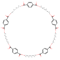 Chemical structure of 3,8,15,20,27,32,39,44,51,56-decaoxahexacyclo[56.2.2.2¹⁰,¹³.2²²,²⁵.2³⁴,³⁷.2⁴⁶,⁴⁹]heptaconta-1(60),10,12,22,24,34,36,46,48,58,61,63,65,67,69-pentadecaene-2,9,14,21,26,33,38,45,50,57-decone - CSSB02515435134