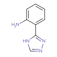 Chemical structure of 2-(4H-1,2,4-triazol-3-yl)aniline - CSSB00000692232
