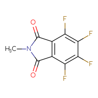 Chemical structure of 4,5,6,7-tetrafluoro-2-methyl-2,3-dihydro-1H-isoindole-1,3-dione - CSSB00000040204