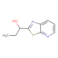 Chemical structure of 1-{[1,3]thiazolo[5,4-b]pyridin-2-yl}propan-1-ol - CSSB00108752145
