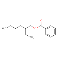 Chemical structure of 2-ethylhexyl benzoate - CSSB00020627460