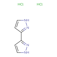Chemical structure of 1H,1'H-3,3'-bipyrazole dihydrochloride - CSSB14873767025