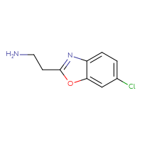 Chemical structure of 2-(6-chloro-1,3-benzoxazol-2-yl)ethan-1-amine - CSSB00012772156