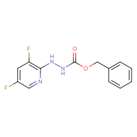 Chemical structure of N'-(3,5-difluoropyridin-2-yl)(benzyloxy)carbohydrazide - CSSB21332336171