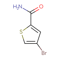 Chemical structure of 4-bromothiophene-2-carboxamide - CSSB00009812991