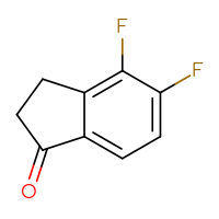 Chemical structure of 4,5-difluoro-2,3-dihydro-1H-inden-1-one - CSSB00011900238