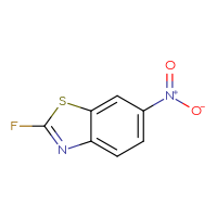 Chemical structure of 2-fluoro-6-nitro-1,3-benzothiazole - CSSB00011101213