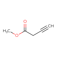 Chemical structure of methyl but-3-ynoate - CSSB00000760081