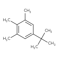Chemical structure of 5-tert-butyl-1,2,3-trimethylbenzene - CSSB00000036674