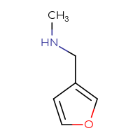 Chemical structure of [(furan-3-yl)methyl](methyl)amine - CSSB00011269076