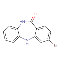 Chemical structure of 14-bromo-2,9-diazatricyclo[9.4.0.0³,⁸]pentadeca-1(15),3,5,7,11,13-hexaen-10-one - CSSB00025716002