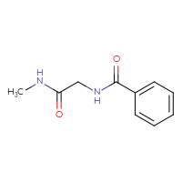 Chemical structure of N-methyl-2-(phenylformamido)acetamide - CSSB00000159840