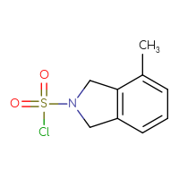 Chemical structure of 4-methyl-2,3-dihydro-1H-isoindole-2-sulfonyl chloride - CSSB03551682825