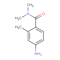 Chemical structure of 4-amino-N,N,2-trimethylbenzamide - CSSB00000759397