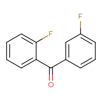 Chemical structure of (2-fluorophenyl)(3-fluorophenyl)methanone - CSSB00011218100