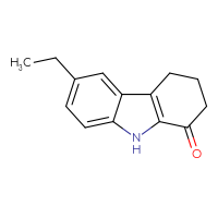 Chemical structure of 6-ethyl-2,3,4,9-tetrahydro-1H-carbazol-1-one - CSSB00010115627