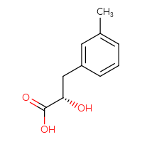 Chemical structure of (2S)-2-hydroxy-3-(3-methylphenyl)propanoic acid - CSSB00015988605