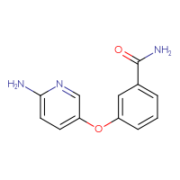 Chemical structure of 3-[(6-aminopyridin-3-yl)oxy]benzamide - CSSB00000747349