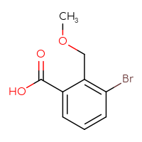 Chemical structure of 3-bromo-2-(methoxymethyl)benzoic acid - CSSB03552494343