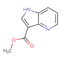 Chemical structure of methyl 1H-pyrrolo[3,2-b]pyridine-3-carboxylate - CSSB00000059196