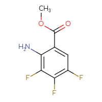 Chemical structure of methyl 2-amino-3,4,5-trifluorobenzoate - CSSB00011356596