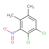 Chemical structure of 1,2-dichloro-4,5-dimethyl-3-nitrobenzene - CSSB21323104154