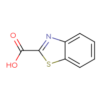 Chemical structure of 1,3-benzothiazole-2-carboxylic acid - CSSB00000010311