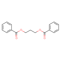 Chemical structure of 3-(benzoyloxy)propyl benzoate - CSSB00102574284