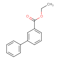 Chemical structure of ethyl [1,1'-biphenyl]-3-carboxylate - CSSB00016995549