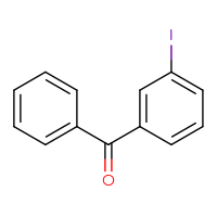 Chemical structure of (3-iodophenyl)(phenyl)methanone - CSSB00011267670