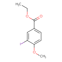 Chemical structure of ethyl 3-iodo-4-methoxybenzoate - CSSB00012360133