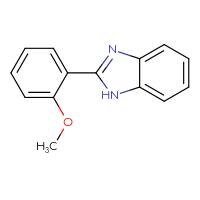 Chemical structure of 2-(2-methoxyphenyl)-1H-1,3-benzodiazole - CSSB00000591482