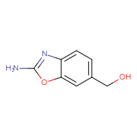 Chemical structure of (2-amino-1,3-benzoxazol-6-yl)methanol - CSSB00009982763
