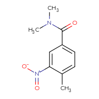Chemical structure of N,N,4-trimethyl-3-nitrobenzamide - CSSB00000159448