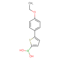 Chemical structure of [5-(4-ethoxyphenyl)thiophen-2-yl]boronic acid - CSSB06588189351