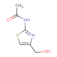 Chemical structure of N-[4-(hydroxymethyl)-1,3-thiazol-2-yl]acetamide - CSSB00011315850