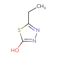 Chemical structure of 5-ethyl-1,3,4-thiadiazol-2-ol - CSSB00009989476