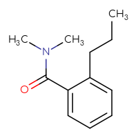 Chemical structure of N,N-dimethyl-2-propylbenzamide - CSSB00103303959