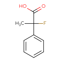 Chemical structure of 2-fluoro-2-phenylpropanoic acid - CSSB00009851538