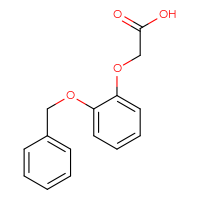 Chemical structure of 2-[2-(benzyloxy)phenoxy]acetic acid - CSSB00000018113