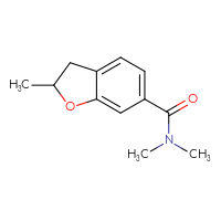 Chemical structure of N,N,2-trimethyl-2,3-dihydro-1-benzofuran-6-carboxamide - CSSB06623923662