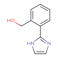 Chemical structure of [2-(1H-imidazol-2-yl)phenyl]methanol - CSSB00000089395