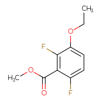 Chemical structure of methyl 3-ethoxy-2,6-difluorobenzoate - CSSB00135289347