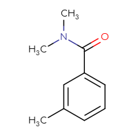 Chemical structure of N,N,3-trimethylbenzamide - CSSB00000159666