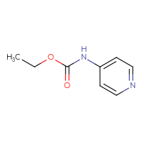 Chemical structure of ethyl N-(pyridin-4-yl)carbamate - CSSB00000190843