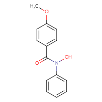 Chemical structure of N-hydroxy-4-methoxy-N-phenylbenzamide - CSSB00020595685