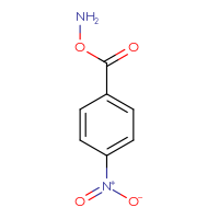 Chemical structure of amino 4-nitrobenzoate - CSSB00000070229