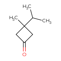 Chemical structure of 3-methyl-3-(propan-2-yl)cyclobutan-1-one - CSSB00010657253
