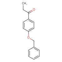 Chemical structure of 1-[4-(benzyloxy)phenyl]propan-1-one - CSSB00000151601