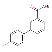 Chemical structure of 1-{4'-fluoro-[1,1'-biphenyl]-3-yl}ethan-1-one - CSSB00011216396